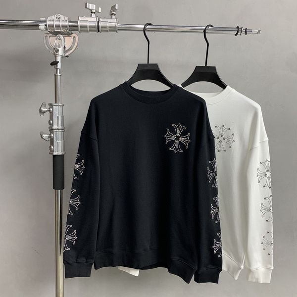 brand fashion ch croxin pullover sweater cross drill round collar coat 20s autumn winter ins men's and women's popular new style, Black
brand fashion ch croxin pullover sweater cross drill round collar coat 20s autumn winter ins men's and women's popular new style, Black
