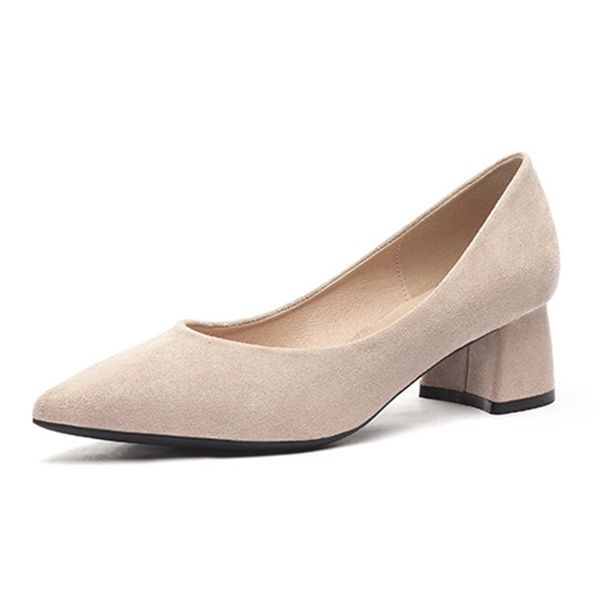 female wholesale flocks of casual high heels pointed to women's shoes r6ar, Black