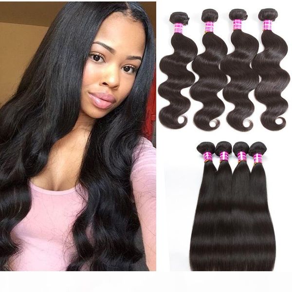 unprocessed brazilian virgin human hair extension 4 bundles or 6 bundles straight body wave human hair wefts, Black
unprocessed brazilian virgin human hair extension 4 bundles or 6 bundles straight body wave human hair wefts, Black