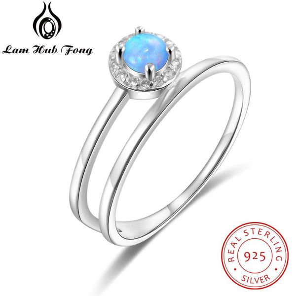 cluster rings 925 sterling silver blue opal double layer wedding for women bridal engagement statement jewelry, Golden;silver
cluster rings 925 sterling silver blue opal double layer wedding for women bridal engagement statement jewelry, Golden;silver