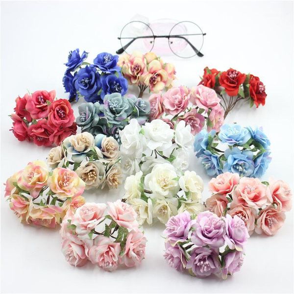 decorative flowers & wreaths marigold 6pcs/bunch 4cm mini daisy flower bouquet artificial wedding decoration diy craft home accessories1
decorative flowers & wreaths marigold 6pcs/bunch 4cm mini daisy flower bouquet artificial wedding decoration diy craft home accessories1