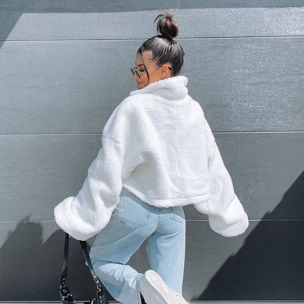 hairy white casualty harvest long sleeve jacket fake lamb fur streetwear female winter coat 9vp9, Black;brown
hairy white casualty harvest long sleeve jacket fake lamb fur streetwear female winter coat 9vp9, Black;brown