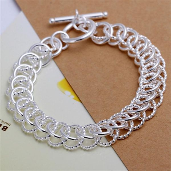charms women men silver color bracelets high -quality fashion selling classic models silver jewelry christmas gifts h022, Black
charms women men silver color bracelets high -quality fashion selling classic models silver jewelry christmas gifts h022, Black