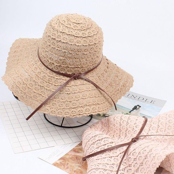 women summer beach foldable floppy beach sun hat wide brim packable solid color faux leather bowknot weave lace bucket cap 2xpd, Blue;gray
women summer beach foldable floppy beach sun hat wide brim packable solid color faux leather bowknot weave lace bucket cap 2xpd, Blue;gray