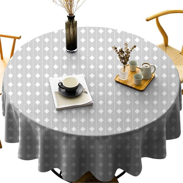waterproof/oil proof /stain resistant round table cover vertical squares tied with lines chevron modern dandy geometric tile pattern print
waterproof/oil proof /stain resistant round table cover vertical squares tied with lines chevron modern dandy geometric tile pattern print