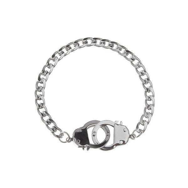 handcuff bracelet for women / men promise jewelry stainless steel chain high quality, Black
handcuff bracelet for women / men promise jewelry stainless steel chain high quality, Black