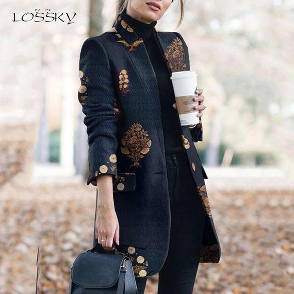 women lossky vintage jacket printed plus size clothes long autumn winter oversized ladies office outwear coat 2020 blouson femme 0r6c, Black;brown
women lossky vintage jacket printed plus size clothes long autumn winter oversized ladies office outwear coat 2020 blouson femme 0r6c, Black;brown