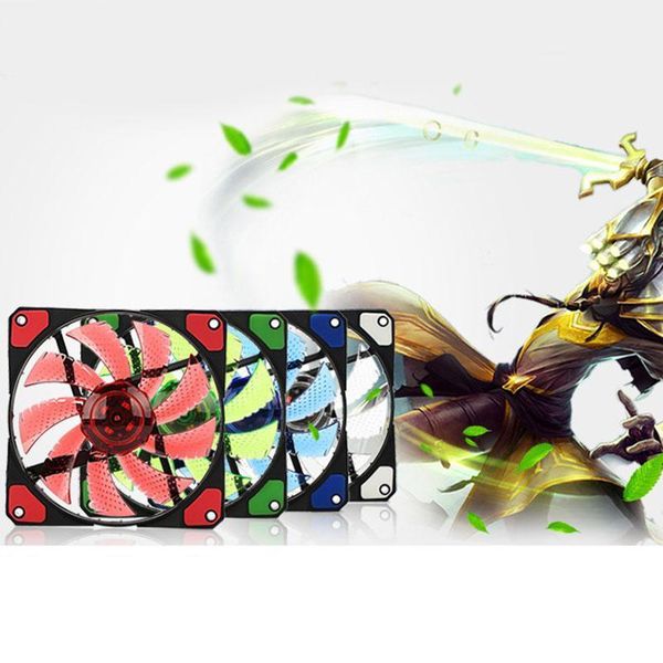 3pcs computer 16db ultra silent 15 leds case fan heatsink cooler cooling, 12cm fan,12vdc 3p ide 4pin multicolored1
3pcs computer 16db ultra silent 15 leds case fan heatsink cooler cooling, 12cm fan,12vdc 3p ide 4pin multicolored1