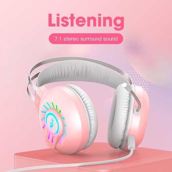 headset wired computer headset 3d stereo gaming with microphone noise-cancelling headphone girl cute headphones
headset wired computer headset 3d stereo gaming with microphone noise-cancelling headphone girl cute headphones