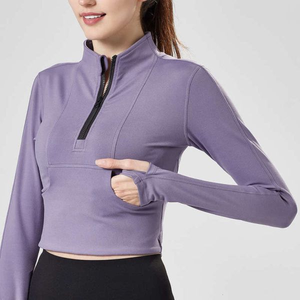 collar yoga dress suit new stand fitness sanding show thin sports tight belt zipper jacket for women, Gray
collar yoga dress suit new stand fitness sanding show thin sports tight belt zipper jacket for women, Gray
