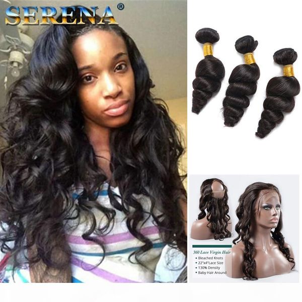 7a malaysian virgin hair loose wave 360 lace frontal closure with bundles loose curly 360 lace frontal weave with 3 bundle deals, Black;brown
7a malaysian virgin hair loose wave 360 lace frontal closure with bundles loose curly 360 lace frontal weave with 3 bundle deals, Black;brown