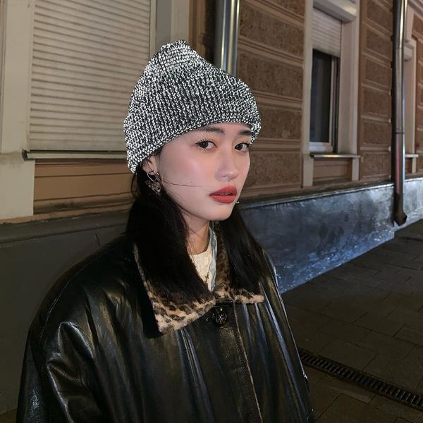 beanie/skull caps fashion reflective beanie hat for men women autumn winter warm knitted hats skullies bonnet chapeu feminino gorras knit sk, Blue;gray
beanie/skull caps fashion reflective beanie hat for men women autumn winter warm knitted hats skullies bonnet chapeu feminino gorras knit sk, Blue;gray