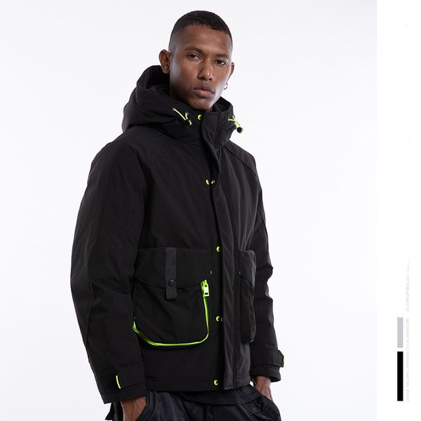 winter men's popular stand collar hoodie matching color ttree-dimensional pocket casual down jacket q1209, Black
winter men's popular stand collar hoodie matching color ttree-dimensional pocket casual down jacket q1209, Black