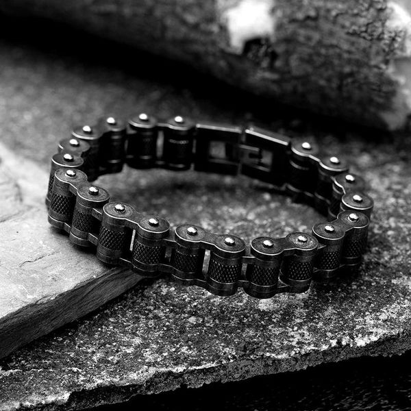 link, chain retro heavy stainless steel motorcycle men bracelet male 12mm wide friends mens bracelets bangles hip-hop jewelry, Black
link, chain retro heavy stainless steel motorcycle men bracelet male 12mm wide friends mens bracelets bangles hip-hop jewelry, Black