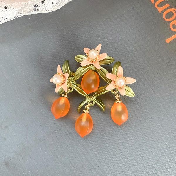 pins, brooches the department of literature and art, restoring ancient ways plant orange coloured glaze freshwater pearl, Gray
pins, brooches the department of literature and art, restoring ancient ways plant orange coloured glaze freshwater pearl, Gray