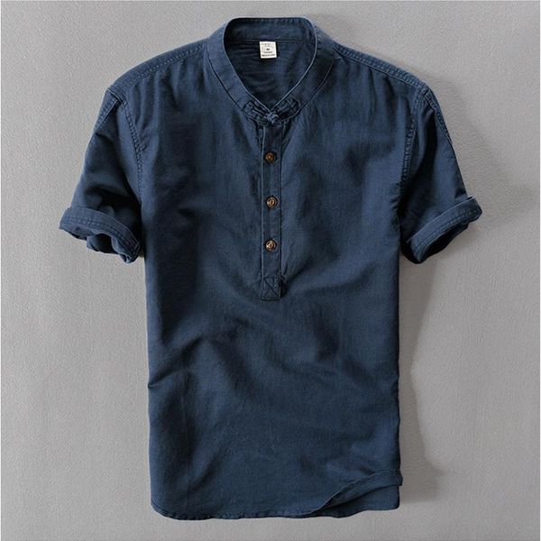 fashion 2020 new mens summer short sleeve linen shirts casual stand-collar cotton shirts clothes male slim, White;black
fashion 2020 new mens summer short sleeve linen shirts casual stand-collar cotton shirts clothes male slim, White;black