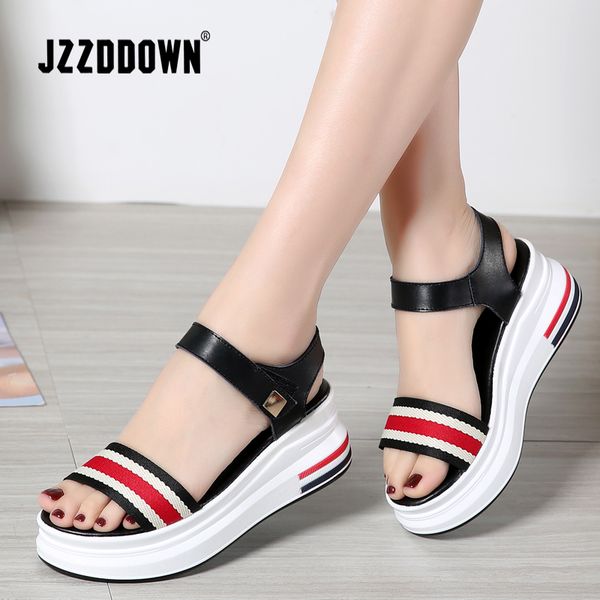 jzzddown women's summer platform sandals shoes woman concise gingham mixed color sandalias mujer heel high 6cm casual sandals t200831, Black
jzzddown women's summer platform sandals shoes woman concise gingham mixed color sandalias mujer heel high 6cm casual sandals t200831, Black