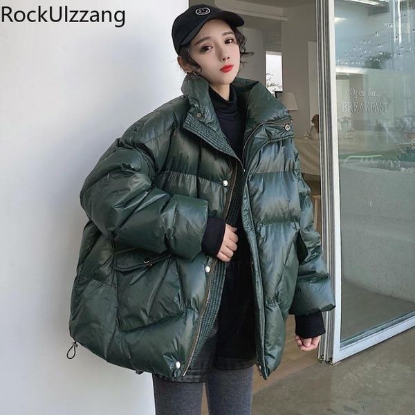 solid camo green black loose zipper high neck puffer cotton padded warm down chaqueta winter thick parka bubble coat windbreaker1
solid camo green black loose zipper high neck puffer cotton padded warm down chaqueta winter thick parka bubble coat windbreaker1