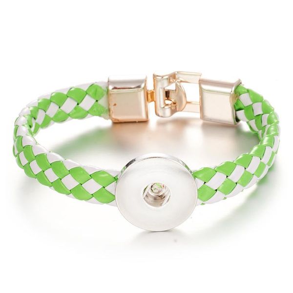 8 colors 18/20mm retro braided the bloomer snap button leather bracelet watches women men's arm cuf bbyduk, Golden;silver
8 colors 18/20mm retro braided the bloomer snap button leather bracelet watches women men's arm cuf bbyduk, Golden;silver