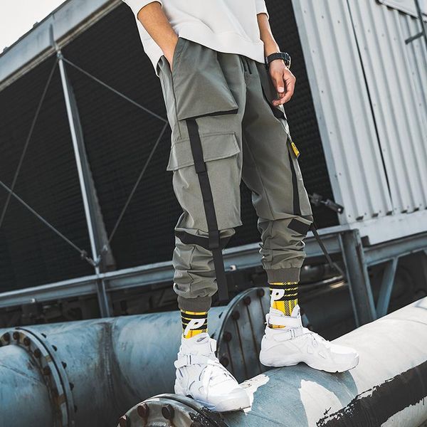 ribbons streetwear joggers men casual slim mens joggers pants multi-pockets ankle-length harem trousers men drop shipping, Black
ribbons streetwear joggers men casual slim mens joggers pants multi-pockets ankle-length harem trousers men drop shipping, Black