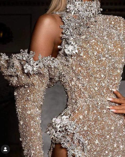 2020 new european and american foreign trade womens clothing independent stand long sleeve sequined maxi dress dress, White;black
2020 new european and american foreign trade womens clothing independent stand long sleeve sequined maxi dress dress, White;black
