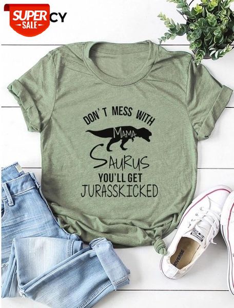jfuncy don't mess with mama saurus you'll get jurasskic ked mom shirt funny graphic women tshirt cotton short sleeve tees #iy1z, White
jfuncy don't mess with mama saurus you'll get jurasskic ked mom shirt funny graphic women tshirt cotton short sleeve tees #iy1z, White
