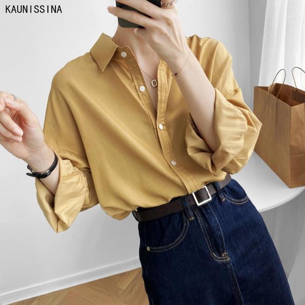 women satin blouse women silk blouses shirt office long sleeve female loose autumn street style shirts chic blouse1, White
women satin blouse women silk blouses shirt office long sleeve female loose autumn street style shirts chic blouse1, White