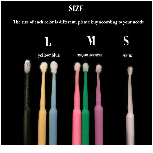 100pcs/ wholesale disposable eyelash micro brushes mascara swab eyelash extension brushes applicator wands makeup t jlldmx 
100pcs/ wholesale disposable eyelash micro brushes mascara swab eyelash extension brushes applicator wands makeup t jlldmx