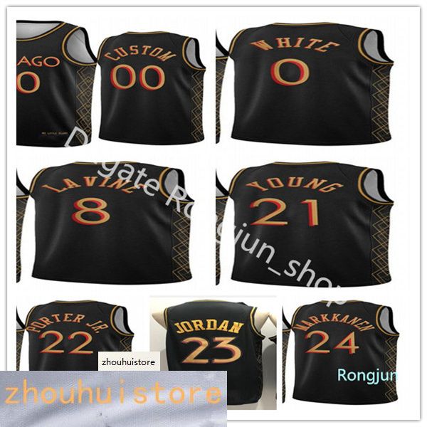 custom printed kids lauri markkanen zach lavine coby white 2020/21 swingman city youth basketball jersey black edition shirts
custom printed kids lauri markkanen zach lavine coby white 2020/21 swingman city youth basketball jersey black edition shirts