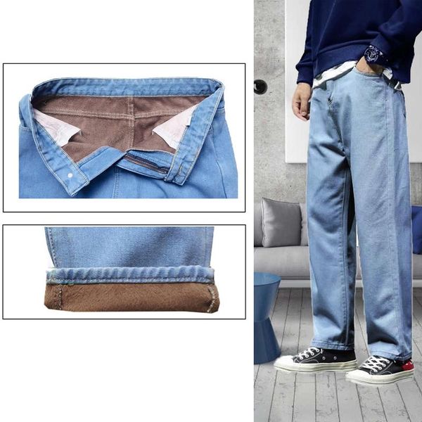 men's jeans baggy men brand pants thick clothes wide leg long velvet winter keep warm blue casual young boys
men's jeans baggy men brand pants thick clothes wide leg long velvet winter keep warm blue casual young boys