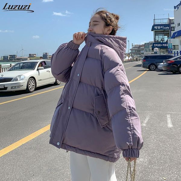 luzuzi down padded jacket women short korean hooded coton jacket 2020 loose winter harajuku thickened bread clothing trend parka1, Black
luzuzi down padded jacket women short korean hooded coton jacket 2020 loose winter harajuku thickened bread clothing trend parka1, Black