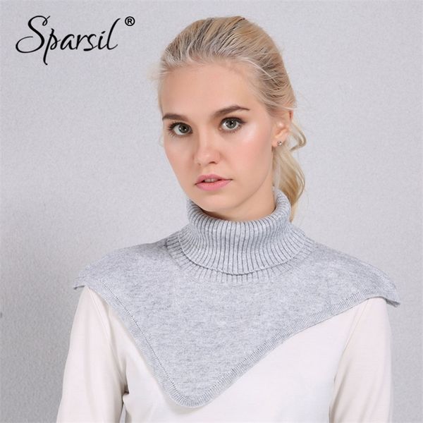 sparsil women autumn winter turtleneck knitted cape ring scarf irregular design solid color knitting pullover warm soft scarves y200103, Blue;gray
sparsil women autumn winter turtleneck knitted cape ring scarf irregular design solid color knitting pullover warm soft scarves y200103, Blue;gray