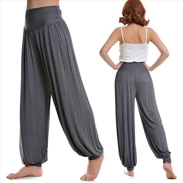 casual loose leisure pants yo ga dance long pants loose sports soft women solid bloomers fitness sports yo ga, Black;white
casual loose leisure pants yo ga dance long pants loose sports soft women solid bloomers fitness sports yo ga, Black;white