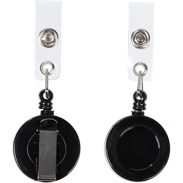 retractable badge holder 100-count reel with metal belt clip key ring for id name card keychain, Silver
retractable badge holder 100-count reel with metal belt clip key ring for id name card keychain, Silver