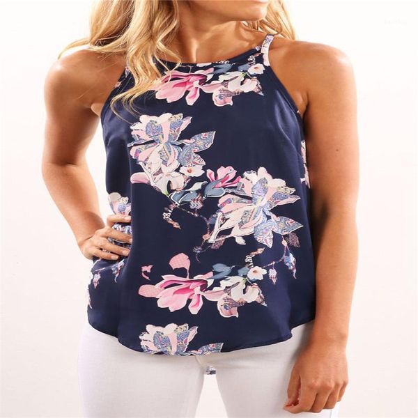 2017 summer women fashion casual streetwear brief floral print t-shirt round neck loose sleeveless t-shirt1, White
2017 summer women fashion casual streetwear brief floral print t-shirt round neck loose sleeveless t-shirt1, White
