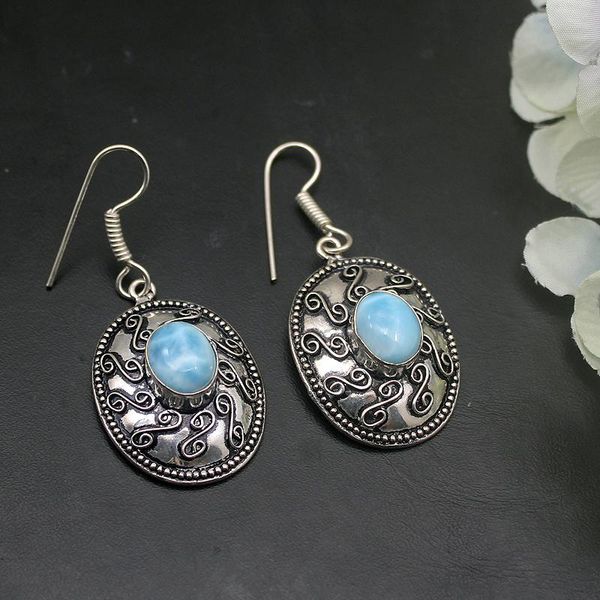 dangle & chandelier hermosa elegant unique natural blue larimar drop earrings for women 1 7/8 inch a899, Silver
dangle & chandelier hermosa elegant unique natural blue larimar drop earrings for women 1 7/8 inch a899, Silver