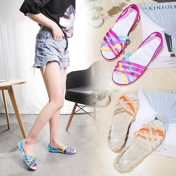 wcbod 2021 summer new candy color women shoes peep toe stappy beach valentine rainbow jelly shoes woman flats sandals, Black
wcbod 2021 summer new candy color women shoes peep toe stappy beach valentine rainbow jelly shoes woman flats sandals, Black