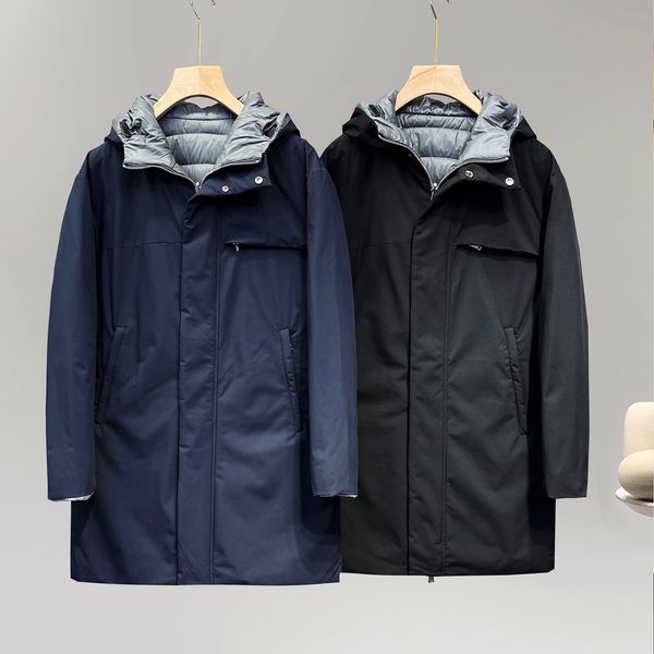 итальянская роскошь p двухсторонняя ткань с капюшоном parka повседневная пальто мужской стилисту на открытом воздухе тепловая куртка высокое, Black 
итальянская роскошь p двухсторонняя ткань с капюшоном parka повседневная пальто мужской стилисту на открытом воздухе тепловая куртка высокое, Black