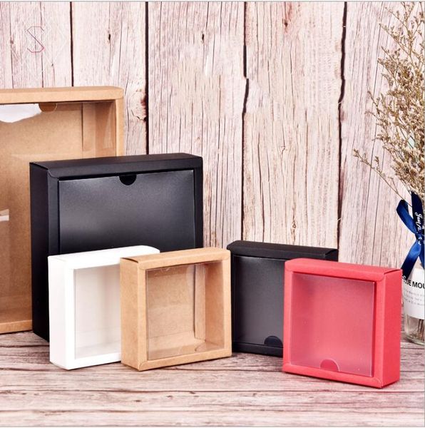 50pcs transparent lid handmade soap box kraft paper box jewelry gift packaging wedding favors candy
50pcs transparent lid handmade soap box kraft paper box jewelry gift packaging wedding favors candy