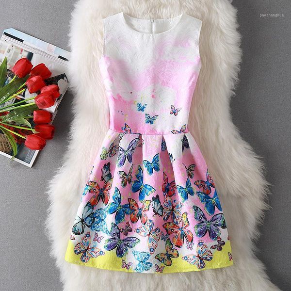 girl's dresses summer girls for butterfly floral print teenagers designer party dress kids clothes vestidos1, Red;yellow
girl's dresses summer girls for butterfly floral print teenagers designer party dress kids clothes vestidos1, Red;yellow