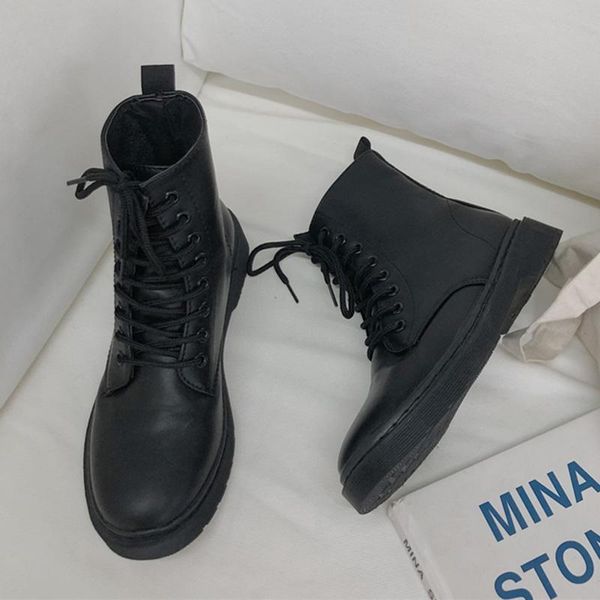 boots 2021 winter fashion women lace up round toe ankle autumn soft leather ladies party valentine shoes, Black
boots 2021 winter fashion women lace up round toe ankle autumn soft leather ladies party valentine shoes, Black