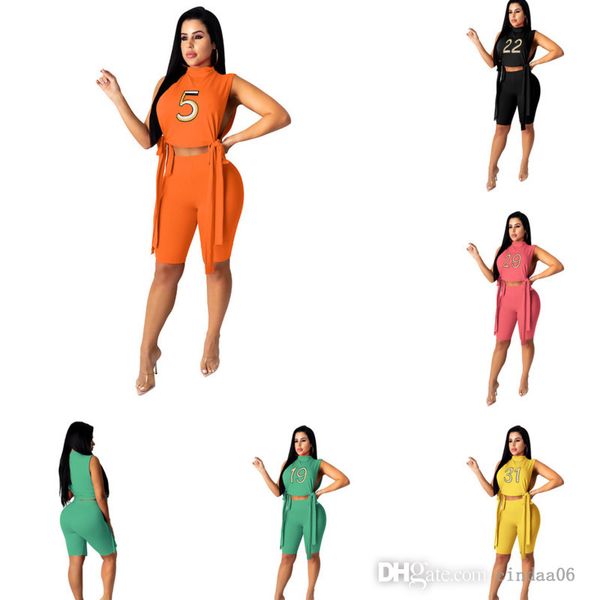 summer tracksuits for women designer clothing tank shorts 2 piece sets split bandage letter sweatsuits clothes, Gray
summer tracksuits for women designer clothing tank shorts 2 piece sets split bandage letter sweatsuits clothes, Gray