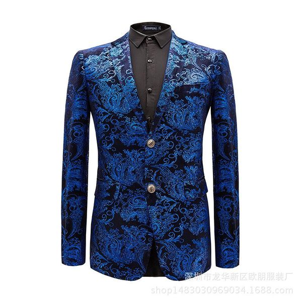 pure cotton high-end brand formal business mens party wedding dress blazer men casual floral fashion suit coat large size s-6xl, White;black
pure cotton high-end brand formal business mens party wedding dress blazer men casual floral fashion suit coat large size s-6xl, White;black
