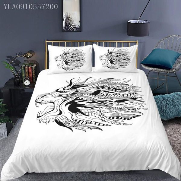 bedding sets white set and black painted lion duvet cover 2/3 pcs single double comforter no bed sheet
bedding sets white set and black painted lion duvet cover 2/3 pcs single double comforter no bed sheet