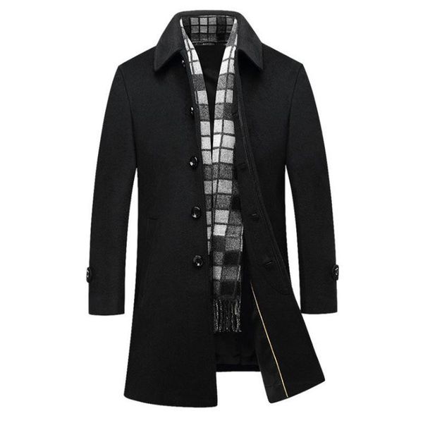 men's wool & blends autumn winter coat men business casual scarf collar long windbreaker jacket single breasted black woolen male 4xl
men's wool & blends autumn winter coat men business casual scarf collar long windbreaker jacket single breasted black woolen male 4xl