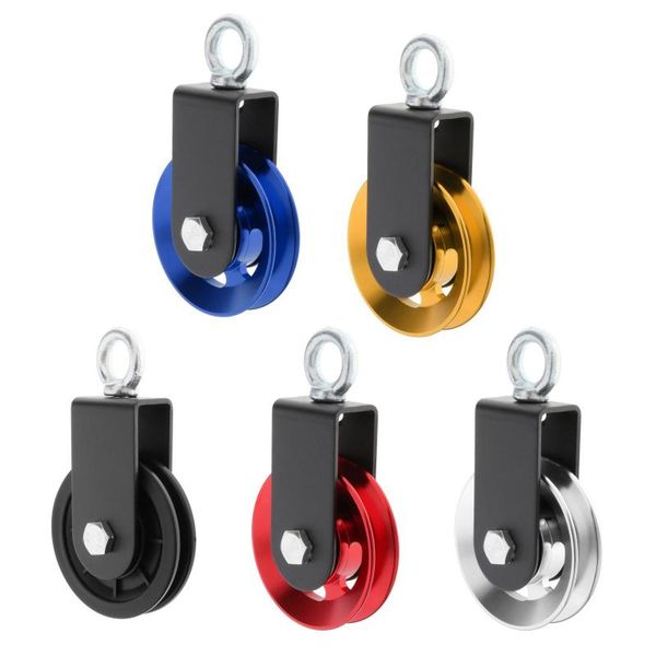 accessories aluminum alloy heavy duty single pulley block wheel swivel lifting rope gym home workout cable diy build hardware
accessories aluminum alloy heavy duty single pulley block wheel swivel lifting rope gym home workout cable diy build hardware