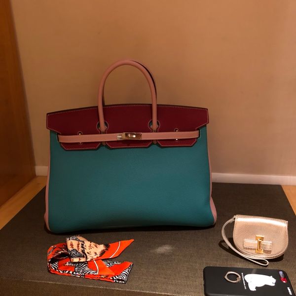 customized 40cm tote by order only fully handmade quality 3tones togo leather brand bag wax stitching gold and silver hardware contact for d
customized 40cm tote by order only fully handmade quality 3tones togo leather brand bag wax stitching gold and silver hardware contact for d