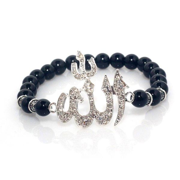 charm bracelets 8mm black onyx natural stone beads stretch elastic muslims bracelet, Golden;silver
charm bracelets 8mm black onyx natural stone beads stretch elastic muslims bracelet, Golden;silver