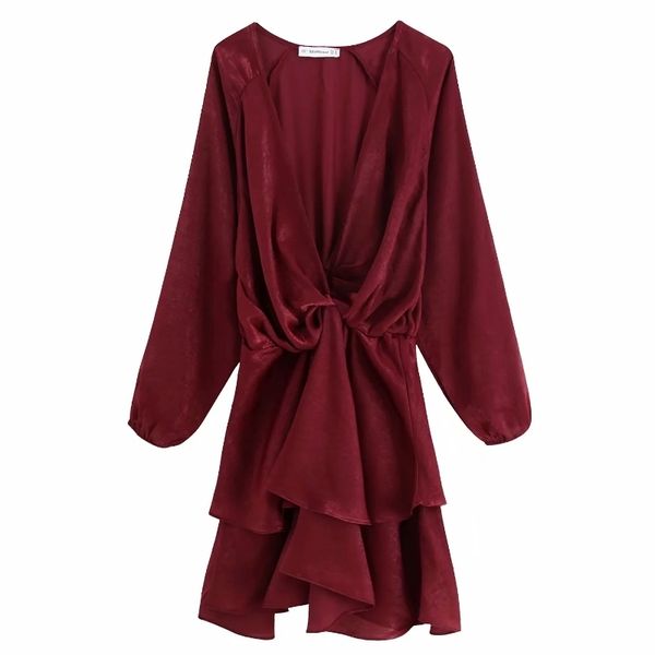 women elegant cross v neck knotted casual a line dress female long sleeve cascading ruffles vestidos autumn dresses ds2795 y200101, White;black
women elegant cross v neck knotted casual a line dress female long sleeve cascading ruffles vestidos autumn dresses ds2795 y200101, White;black