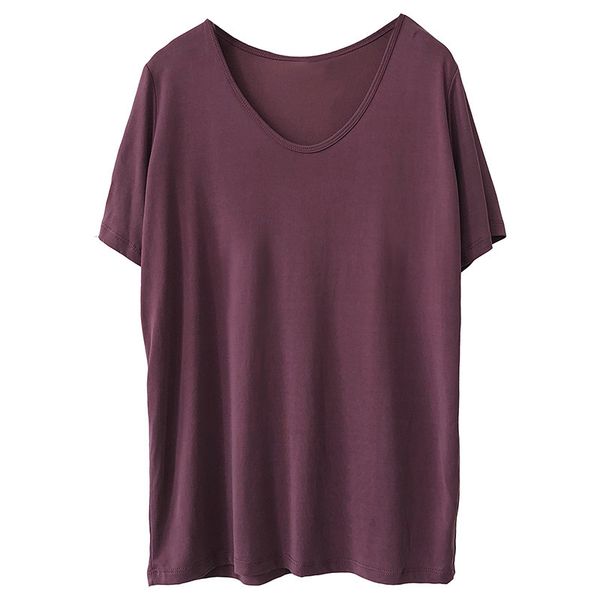 2021 simple, versatile silk copper ammonia t-shirt comfortable from summer with thin egg collar and short sleeves rob0, White
2021 simple, versatile silk copper ammonia t-shirt comfortable from summer with thin egg collar and short sleeves rob0, White